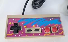 2 Nintendo NES Customized Controllers NES-004 *GREAT CONDITION*