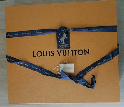 Original LOUIS VUITTON Geschenk Leer Box Magnet & Einkaufstasche.