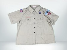 Boy Scouts Of America Uniform Shirt 42-44 Tan Pacific Harbors Council BSA
