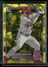 2025 Bowman Draft #BDC-150 Jack Gurevitch Sapphire Yellow /75