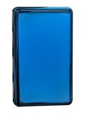 Replacement Back Plate Apple iPod Classic 6th 7th Housing Rear Thin Blue Blank