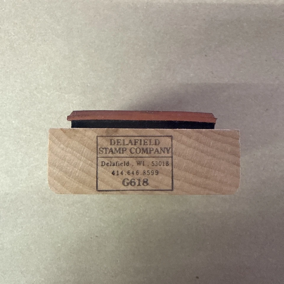 Sello de goma Flower Girl montado en madera Foto 4 de 4