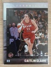 2025 Panini Chronicled CAITLIN CLARK Holo Fastest To 500 Points, 200 Dimes #23!