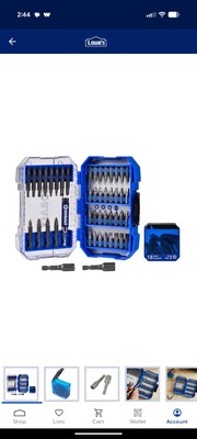 Kobalt Screwdriver Bit Set 65 -Piece DTC-88065