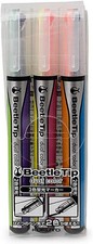 KOKUYO Beetle Tip Dual Color Highlighter, Fluorescent Markers, Standard