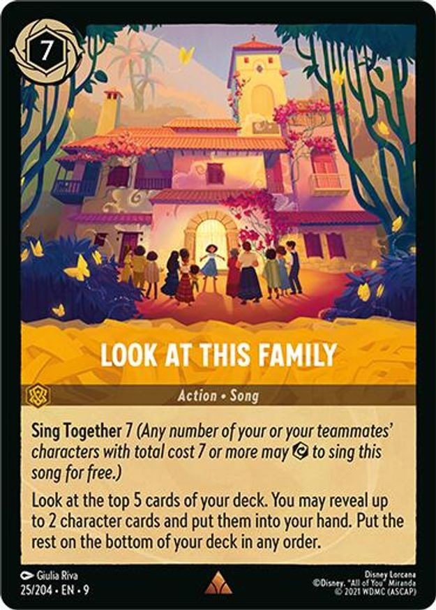 Lorcana Look at This Family (25/244) Ch. 09 Fabled NM