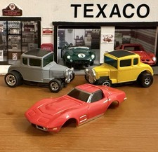 NOS AW Auto World H.O. 71 Chevrolet C3 Corvette Stingray Red Slot Car Body Only