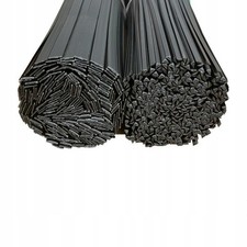 Plastic Welding Rods PP/EPDM 8mm Flat & Triangle Shape Black, Pack 10-100 pieces