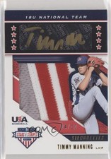 2019 USA Baseball Stars & Stripes 18U National Team 4/10 Timmy Manning Auto u6m