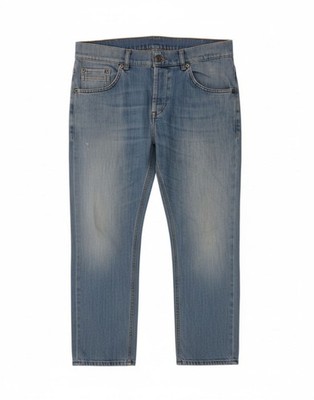 DONDUP Herren Ritchie Distressed Skinny Jeans W34 L24 Blau Baumwolle BA07