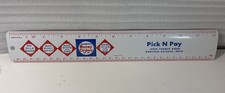 NOS Vintage PICK N PAY Grocery Store Advertising Metal 12" Ruler, Made in USA