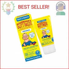 Boudreaux's Butt Paste Original Diaper Rash Cream, Ointment for Baby, 2 oz Tube