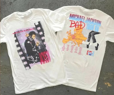 Michael Jackson Bad Tour 88 T-Shirt, Michael Jackson Tour 1988 T-Shirt
