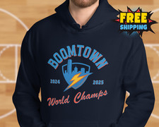 OKC Basketball World Champs HOODIE 24 25 Thunder Champs Locker Room SGA