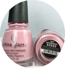 China Glaze Nail Polish Empowerment 957 Opaque Cool Pink Creme Long Wear Lacquer