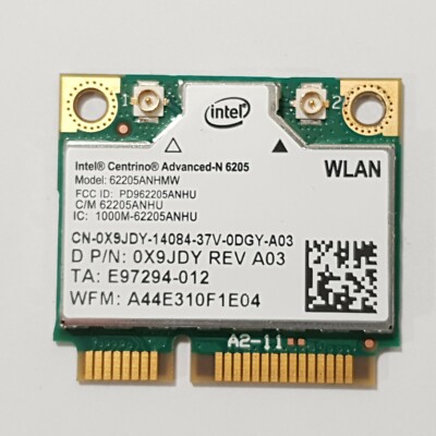 Dell Latitude E6230 WLAN Karte WIFI Intel Centrino Advanced-N 6205 WLAN Karte