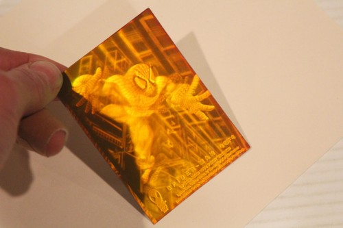 Carta ologramma Marvel Fleer Spider-Man 1994 #4/4 prima edizione Holo Chase - Foto 6 di 11