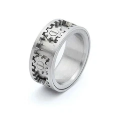 Kinekt Design Gear Ring - Stainless Steel - Original - Brand New
