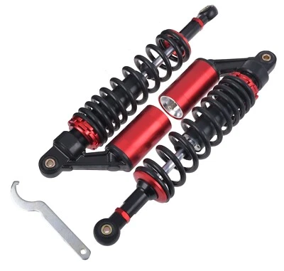 Federbeine 360mm. Gasstoßdämpfer pass. f. Simson S51 S50 S70 S83 SR50 TUNING ROT