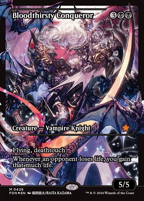 Bloodthirsty Conqueror Showcase M Foil #426 | FDN
