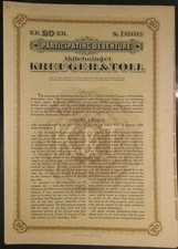 Kreuger & Toll, Stockholm 1928, Anleihe des "Z&uuml;ndholzk&ouml;nigs"