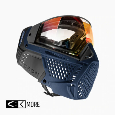 CRBN Carbon Paintball Zero SLD Series Goggle Mask - More Coverage - Royal