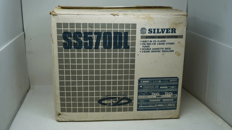 Silver SS570 DL Kompaktanlage CD Kassette NOS New Old Stock - OVP