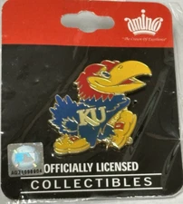 KANSAS JAYHAWKS PIN KU  Football Aminco