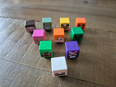 Lego Minecraft Head Valve Dust Caps Chose Version Colours Pack Size Schrader