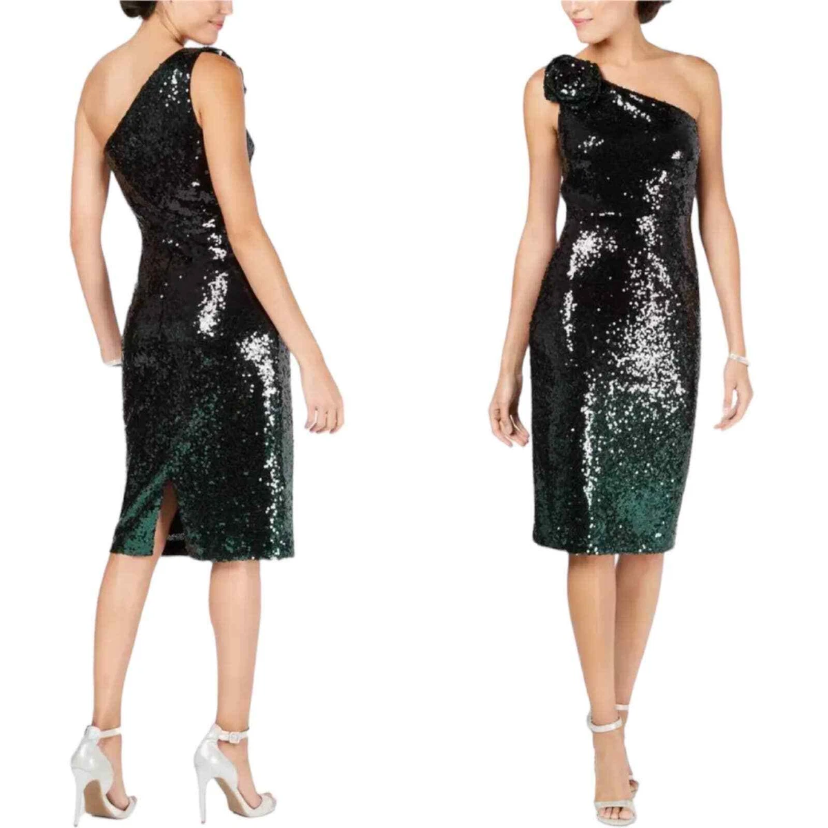 Vince camuto clearance black sequin dress
