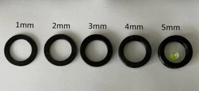 Rega VTA Adjustment Spacer Shim Set of 5 for RB200 /RB250 /RB300 tonearms