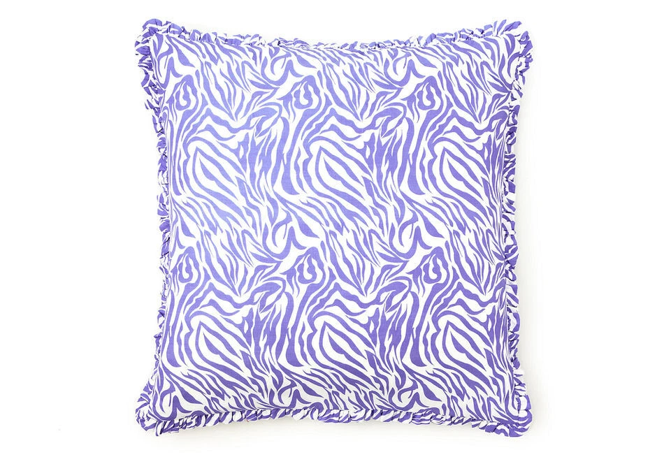 Funda nórdica y fundas púrpura cebra Foto 2 de 2