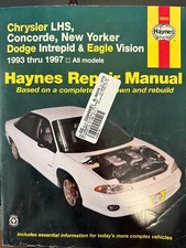 Haynes Chrysler Lhs Concorde New Yorker Intrepid Repair Manual 93-97 25025 Haynes Chrysler Lhs Concorde New Yorker Intrepid Repair Manual 93-97 25025