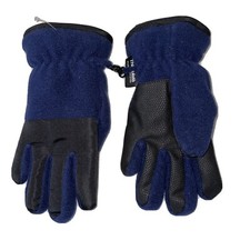 Boy s Navy Blue Fleece Gloves