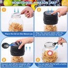 Mason Jar Vacuum Sealer Kit, Upgraded 3-in-1 Electric Jar Sealer  — photo 3