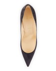100% AUTHENTIC NEW WOMEN LOUBOUTIN APOSTROPHY 100 GRAY SUEDE PUMP/HEEL US 10 — photo 3