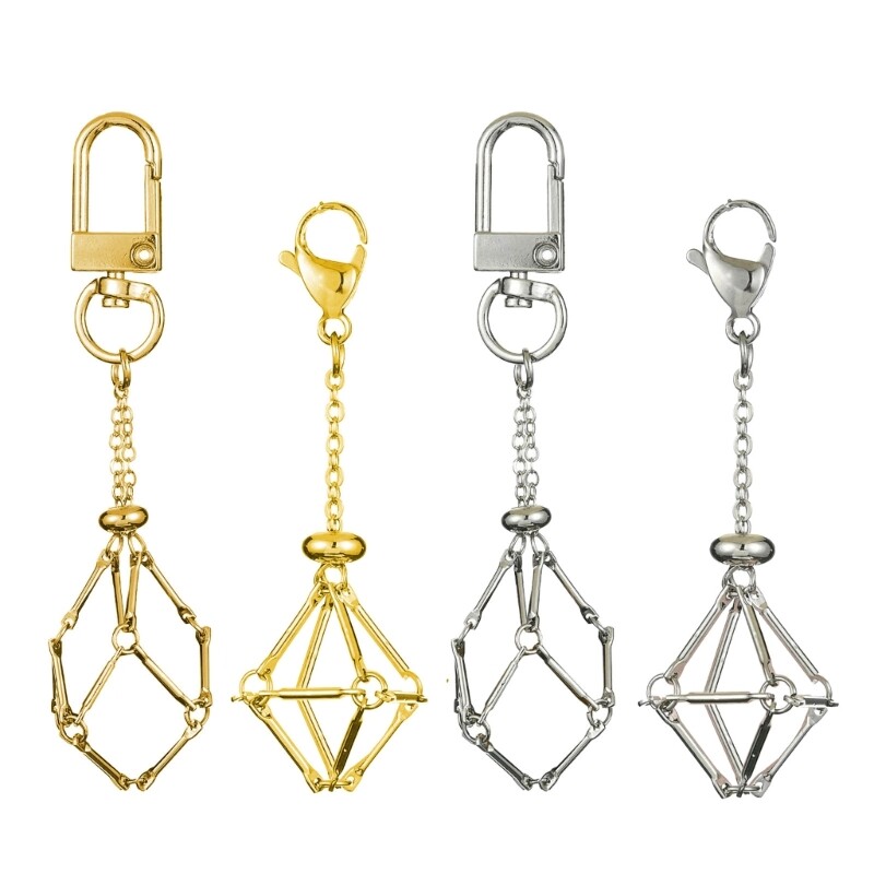 Unique Mesh Bag Keychain Ornament Dangles Pendant Keyrings Accessories
