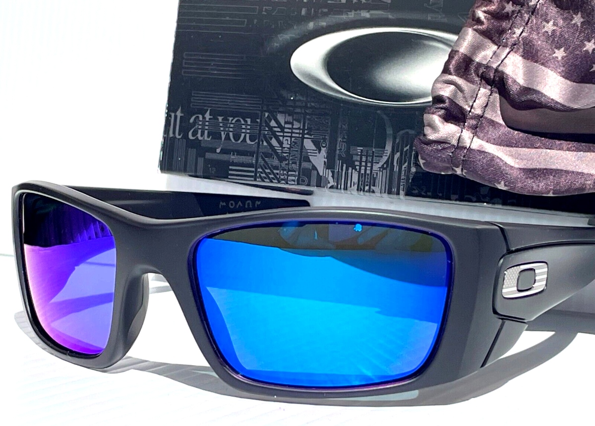OAKLEY FUEL CELL Tonal USA Flag w POLARIZED Galaxy Blue Lens