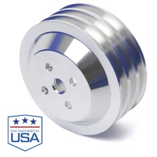 Ford FE Water Pump Pulley 390 427 428 3 Groove High Flow AC 292-Y FFE 