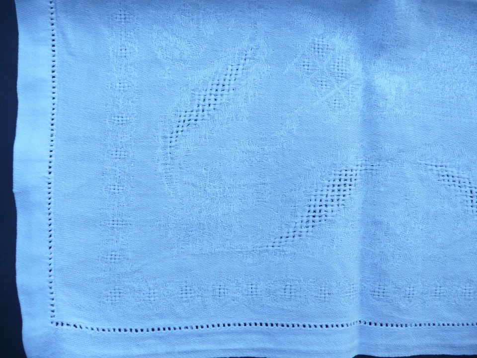 12 serviettes de table anciennes en lin initiales HC ou HG époque art-déco - Photo 4/4