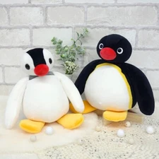 Pingu Beanbag Plush Toy (Pingu&Pinga set ) (M 23cm, 21cm)  Penguin Animation