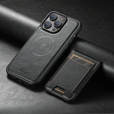 Mag Safe Magnetic Case For iPhone 17 16 15 Pro Max 14 13 w/ Detachable Wallet
