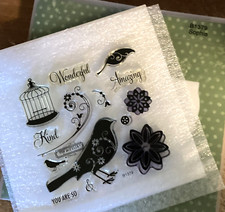 CTMH B1379 SOPHIA SONGBIRDS, Birdcage, Amazing, Flowers, Wonderful