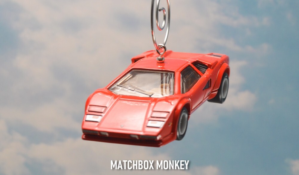 1985 Red Lamborghini Countach LP 5000 QV Custom Christmas Tree
