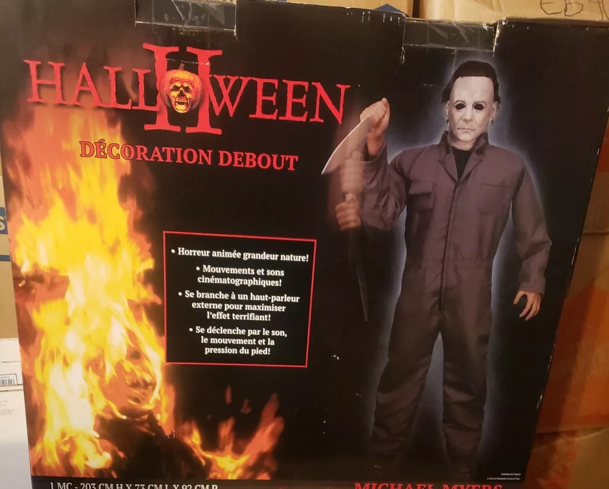 Animated Michael Myers Standing Decoration 6.6ft Halloween II ...