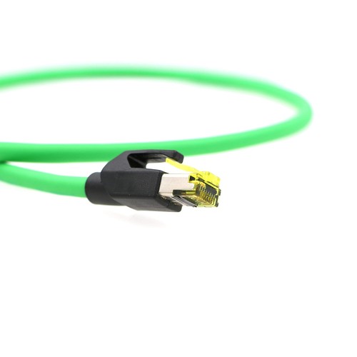 M12 4 Position D-Coded Connector to RJ45 Cat5e Ethernet Cable Assembly Waterp... - Afbeelding 4 van 5