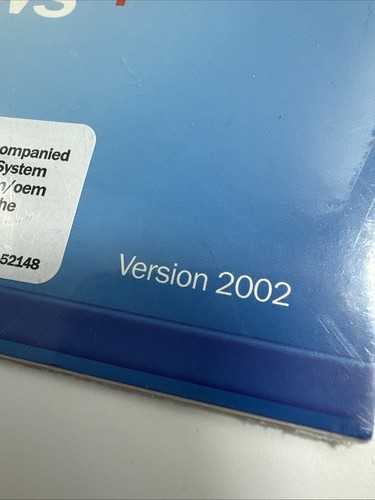 New Sealed Windows XP Professional PC CD ROM 2002 - Picture 2 of 6