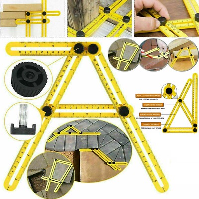 Angleizer Mehrwinkelvorlage Fliese Boden Messen Seitenlineal Instrument Werkzeug S