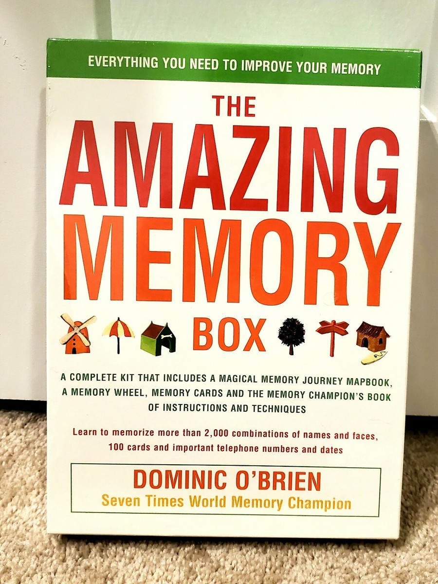 The Amazing Memory Box Memory Improvement Training Kit New in 