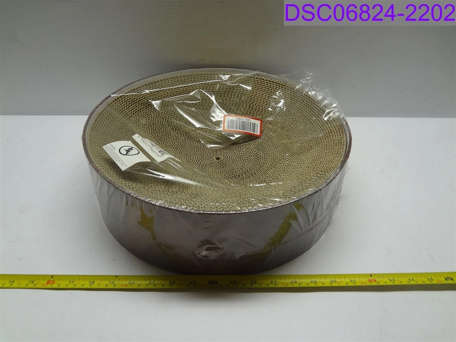 Necoichi Cozy Cat Scratcher Bowl Dark Cherry P/N DC-0860-BR